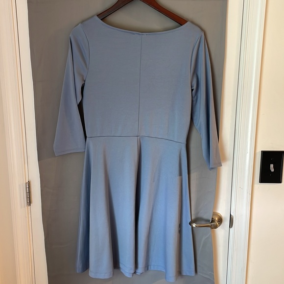 Demure The Limited 3/4 sleeve dress light blue size medium - Picture 3 of 3